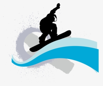 Snowboarding Extreme Sport Skiing - Download Free Vector Snowboard, HD Png Download, Transparent PNG