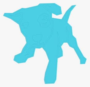 Light Blue Dog Svg Clip Arts - Pink Dog Clipart, HD Png Download, Transparent PNG