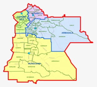 City Of Armadale Map, HD Png Download, Transparent PNG