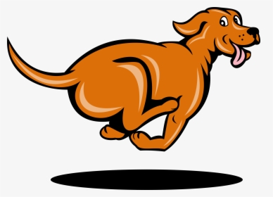 Clip Transparent Library Rr - Running Dog Clipart, HD Png Download, Transparent PNG