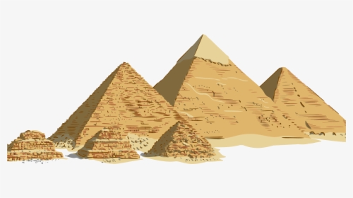 Pyramid Vector Landmark Egypt - Ancient Egypt Pyramid Clipart, HD Png Download, Transparent PNG