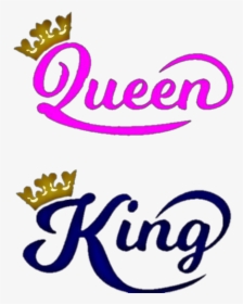 #king #queen #crown #daddybrad80 #daddybrad - Calligraphy, HD Png Download, Transparent PNG