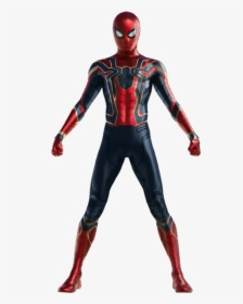 Iron Spider Png - Spiderman Png Infinity War, Transparent Png, Transparent PNG