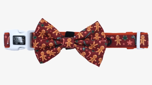 The Gingerbread Man Comfort Dog Collar And Bow Tie - Paisley, HD Png Download, Transparent PNG