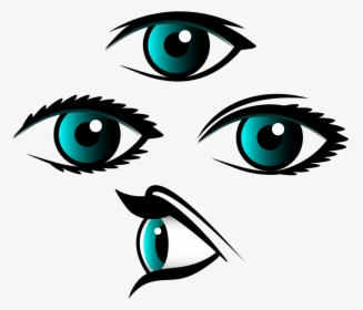 Human Eye Euclidean Vector Clip Art - Side Face Eyes Vector, HD Png Download, Transparent PNG