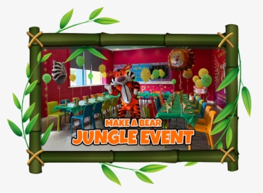 Watford Make A Bear Jungle Event - Safari Animals Picture Clipart Frame, HD Png Download, Transparent PNG