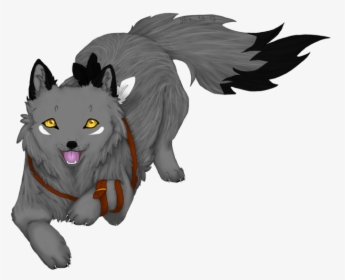 Grey Puppy By Wolves - Anime Wolf Transparent Background, HD Png Download, Transparent PNG