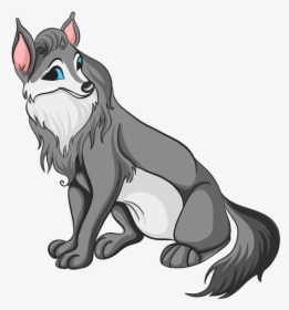 How To Draw A Mother Wolf From The Forest Friends - Wolf Cartoon Png, Transparent Png, Transparent PNG