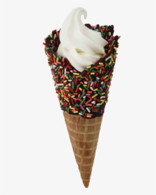 Waffle Cone With Sprinkles, HD Png Download, Transparent PNG