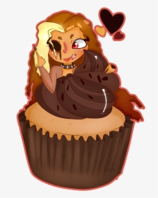 Chocolate Cake Muffin Cupcake Tumblr Blog - Illustration, HD Png Download, Transparent PNG
