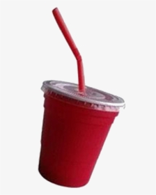 #drink #food #red #aesthetic #tumblr #freetoedit - Drinking Straw, HD Png Download, Transparent PNG