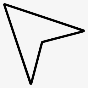 Arrow Click - Triangle, HD Png Download, Transparent PNG