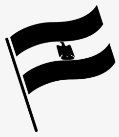 Transparent Egypt Flag Clipart - Ghana Flag Black And White, HD Png Download, Transparent PNG