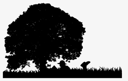 Tree Silhouette Clip Art - Tree, HD Png Download, Transparent PNG