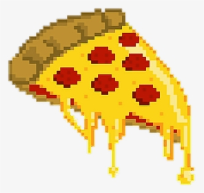 Pizza Pixel Pixels Pixeles Tumblr Food Melting Derretid - Pixel Art Pizza Png, Transparent Png, Transparent PNG
