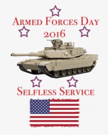 Transparent Armed Forces Day Clipart - Abrams Tank, HD Png Download, Transparent PNG