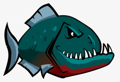 Anglerfish - Transparent Piranha Clipart, HD Png Download, Transparent PNG