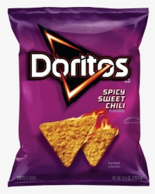 Doritos® Spicy Sweet Chili Flavored Tortilla Chips - Doritos Spicy Sweet Chili, HD Png Download, Transparent PNG