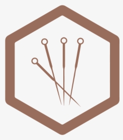 Acupuncture Needle Png Clip Black And White Download - Acupuncture Png, Transparent Png, Transparent PNG