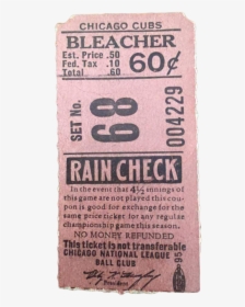 Al Bleacher Ticket - Label, HD Png Download, Transparent PNG