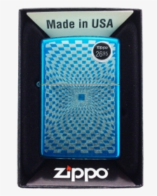 Zippo Lighter Sapphire Squares - Zippo Day Of The Dead Girl, HD Png Download, Transparent PNG