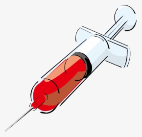 Transparent Syringe Icon Png - Syringe And Needle Cartoon, Png Download, Transparent PNG
