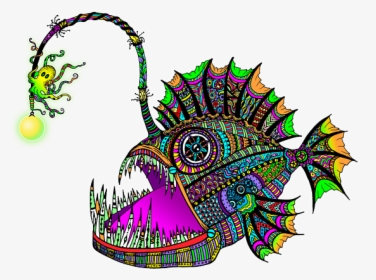 Anglerfish Sticker, HD Png Download, Transparent PNG