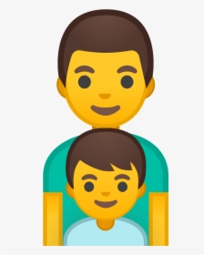 Family Man Boy Icon - Family Emoji Png, Transparent Png, Transparent PNG