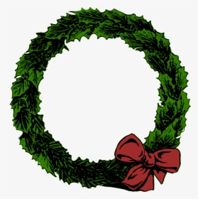 Xmas Wreath Clip Arts - Christmas Wreath Transparent .png, Png Download, Transparent PNG