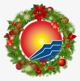 Transparent December Clip Art - Christmas Wreath Transparent Background, HD Png Download, Transparent PNG