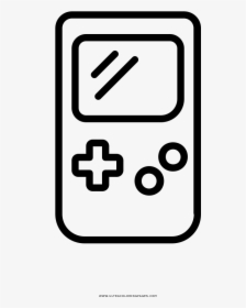 Game Boy Coloring Page - Stick Game Vector Png, Transparent Png, Transparent PNG