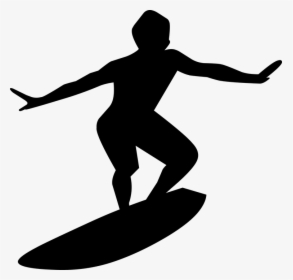 Silhouette, Surfboard, Sport, Isolated, Man, Adventure - Silhueta Surfista Png, Transparent Png, Transparent PNG