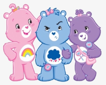 Care Bear Png Free Download - Three Care Bears, Transparent Png, Transparent PNG