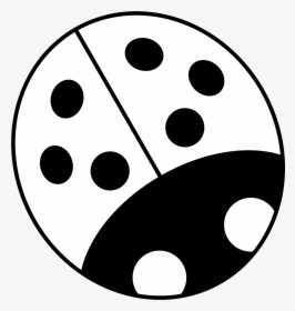 Ladybug - Clipart - Black - And - White - Clip Art - Clip Art Ladybug Outline, HD Png Download, Transparent PNG
