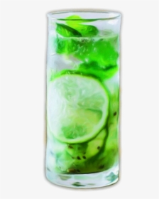 Transparent Glass Of Ice Water Clipart - Gin And Tonic, HD Png Download, Transparent PNG