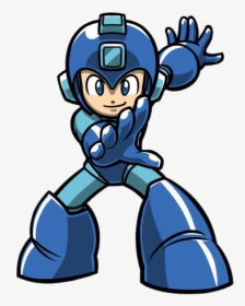 Mega Man Holding Out Hand - Mega Man Png, Transparent Png, Transparent PNG