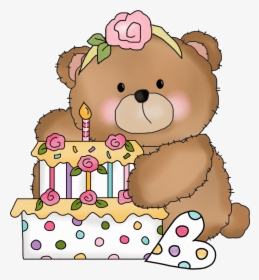 Pin By Stacie Street On Teddy Bears - Happy Birthday Teddy Bear Png, Transparent Png, Transparent PNG