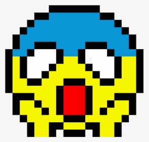 Emoji Pixel Art - Emoji Minecraft Pixel Art, HD Png Download, Transparent PNG