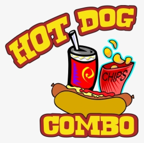 Chips And Soda Png - Hot Dog Combo, Transparent Png, Transparent PNG