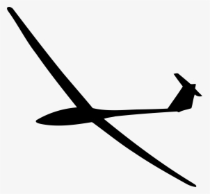 Glider Silhouette Clip Arts - Glider Silhouette Png, Transparent Png, Transparent PNG