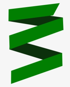 Green Ribbon Banner Free Picture - Design Verde Png, Transparent Png, Transparent PNG