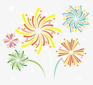 Abstract Vector Fireworks Png Download - เวก เตอร์ พลุ Png, Transparent Png, Transparent PNG
