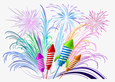 Singapore Color Wish Diwali Fireworks Vector Holiday - Diwali Design Vector Png, Transparent Png, Transparent PNG