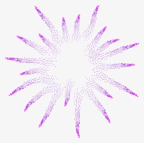 Clipart Fireworks Purple, HD Png Download, Transparent PNG