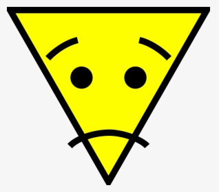 Triangle Face Clip Arts - Triangle With A Face, HD Png Download, Transparent PNG