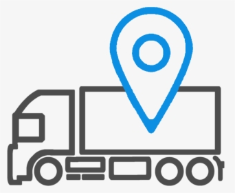 Transparent Tracking Icon Png - Fleet Management Icon Truck, Png Download, Transparent PNG