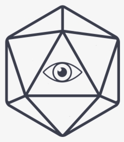 The 5th Edition D&d Advice Blog For Dms And Players - 20 Sided Dice Drawing, HD Png Download, Transparent PNG