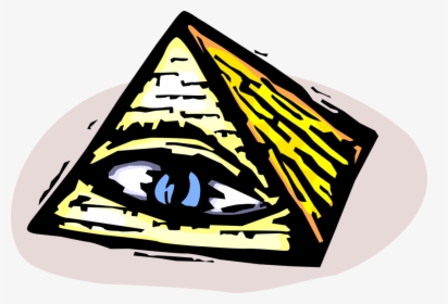 Vector Illustration Of Ancient Egyptian Pyramid With, HD Png Download, Transparent PNG