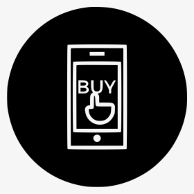 Mobile Device Buy Sale Touch Sell Online Store - Shop Online Icon White Png, Transparent Png, Transparent PNG