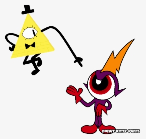 Clipart Eye Donut - Bill Cipher And Commander Peepers, HD Png Download, Transparent PNG